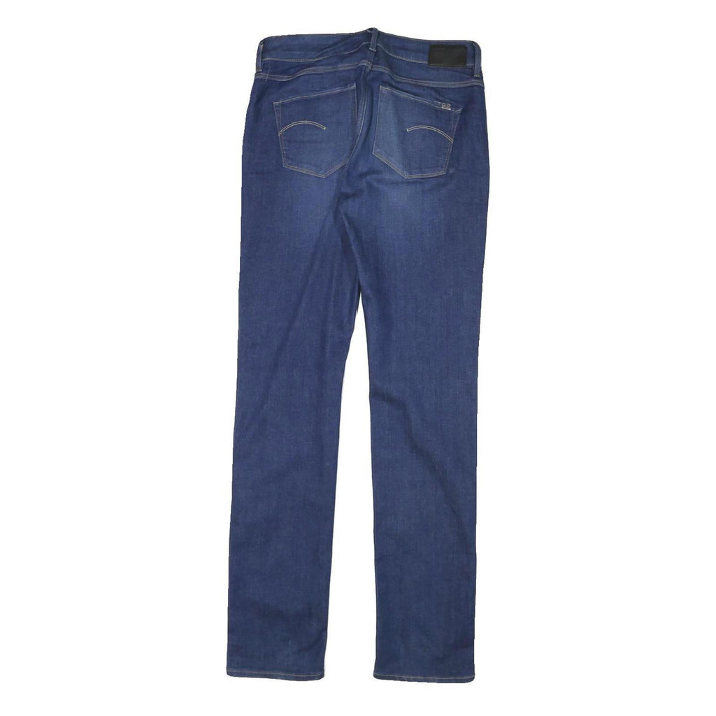 G-STAR Womens Jeans Blue Relaxed Straight Denim Medium W28 L31 Classic Fit Zip