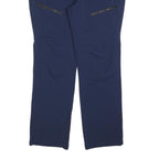 SHERPA Womens Polyester Blend Navy Regular Leg Trousers W34 L30 Outdoor Zip