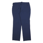 SHERPA Womens Polyester Blend Navy Regular Leg Trousers W34 L30 Outdoor Zip