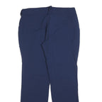 SHERPA Womens Polyester Blend Navy Regular Leg Trousers W34 L30 Outdoor Zip