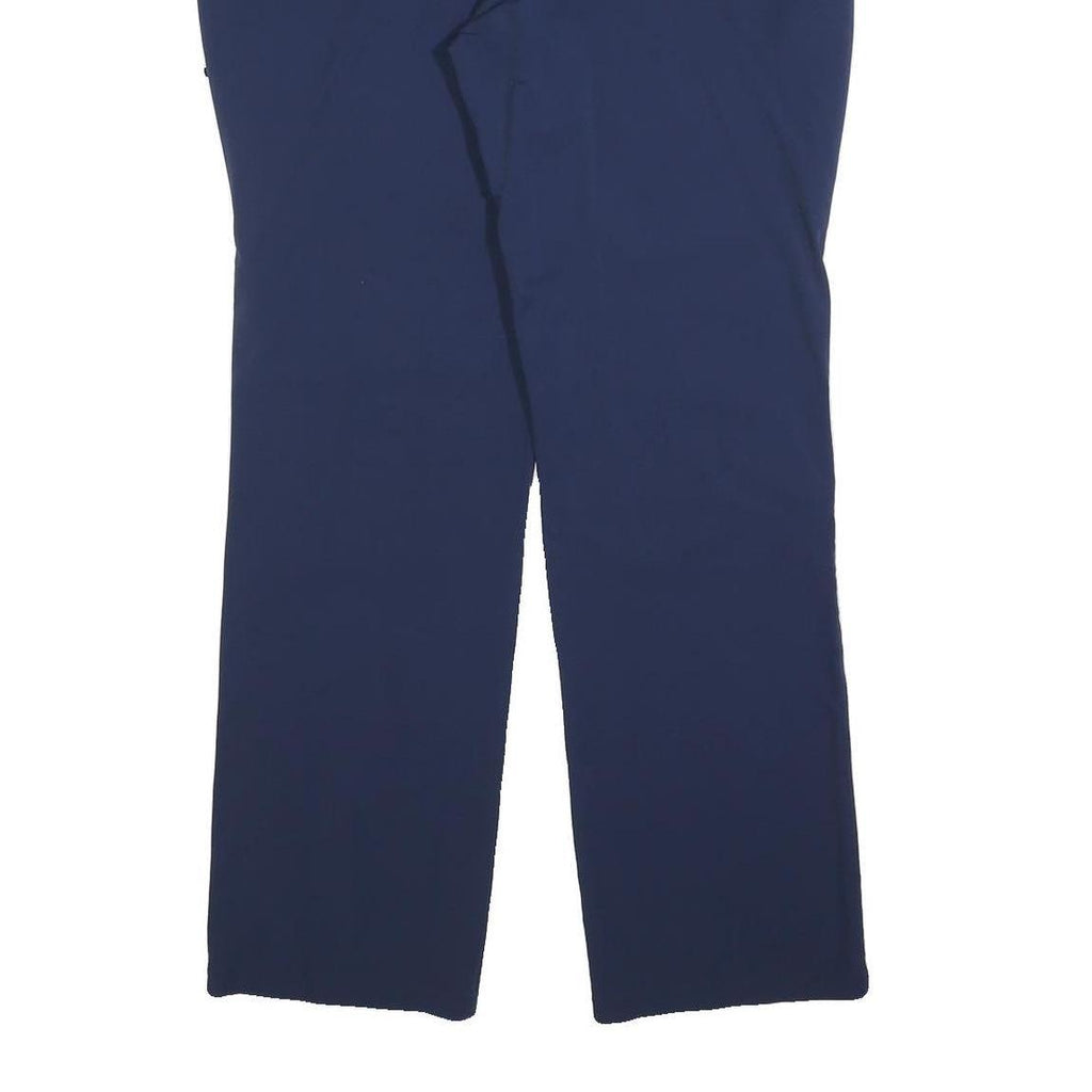 SHERPA Womens Polyester Blend Navy Regular Leg Trousers W34 L30 Outdoor Zip