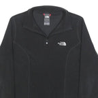 THE NORTH FACE Womens Black Plain Pullover Jumper Quarter Zip XS Outdoor