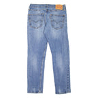 LEVI'S 502 Jeans Mens Blue Regular Tapered Stone Wash W31 L30