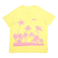 LEVI'S Mens Yellow Pink Graphic T-Shirt XL Short Sleeve Crew Neck Cotton