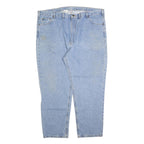 CARHARTT Mens Jeans Light Blue Regular Straight Denim Medium W50 L32 Classic Fit