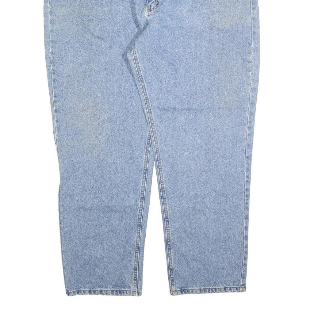 CARHARTT Mens Jeans Light Blue Regular Straight Denim Medium W50 L32 Classic Fit