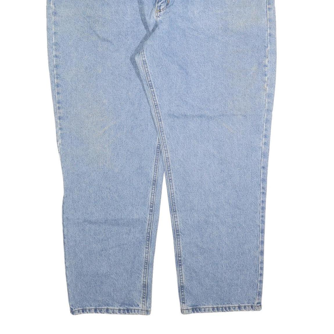 CARHARTT Mens Jeans Light Blue Regular Straight Denim Medium W50 L32 Classic Fit