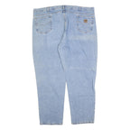 CARHARTT Mens Jeans Light Blue Regular Straight Denim Medium W50 L32 Classic Fit