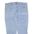 CARHARTT Mens Jeans Light Blue Regular Straight Denim Medium W50 L32 Classic Fit