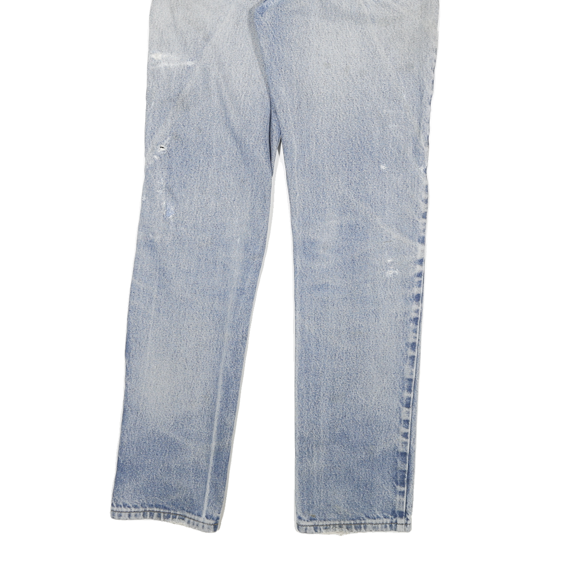 CARHARTT Mens Jeans Blue Regular Straight Denim Medium W28 L32 Zip Cotton Blend