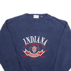 CRABLE SPORTSWEAR Mens Blue Indiana Hoosiers Crew Neck L Cotton Sweatshirt