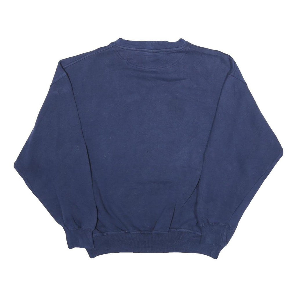 CRABLE SPORTSWEAR Mens Blue Indiana Hoosiers Crew Neck L Cotton Sweatshirt