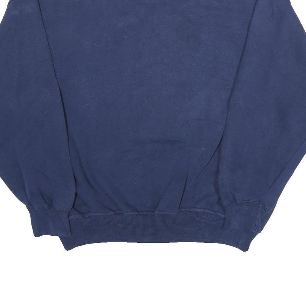 CRABLE SPORTSWEAR Mens Blue Indiana Hoosiers Crew Neck L Cotton Sweatshirt