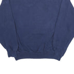 CRABLE SPORTSWEAR Mens Blue Indiana Hoosiers Crew Neck L Cotton Sweatshirt