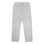 LEE Mens Regular Fit Blue Jeans Cotton W32 L30 Classic Zip Closure