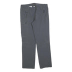 SCHOFFEL Womens Polyester Blend Grey Regular Fit Straight Leg Trousers W30 L28