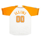 COLLEGE EQUIPMENT Illinois Mens Jersey White USA V-Neck XL