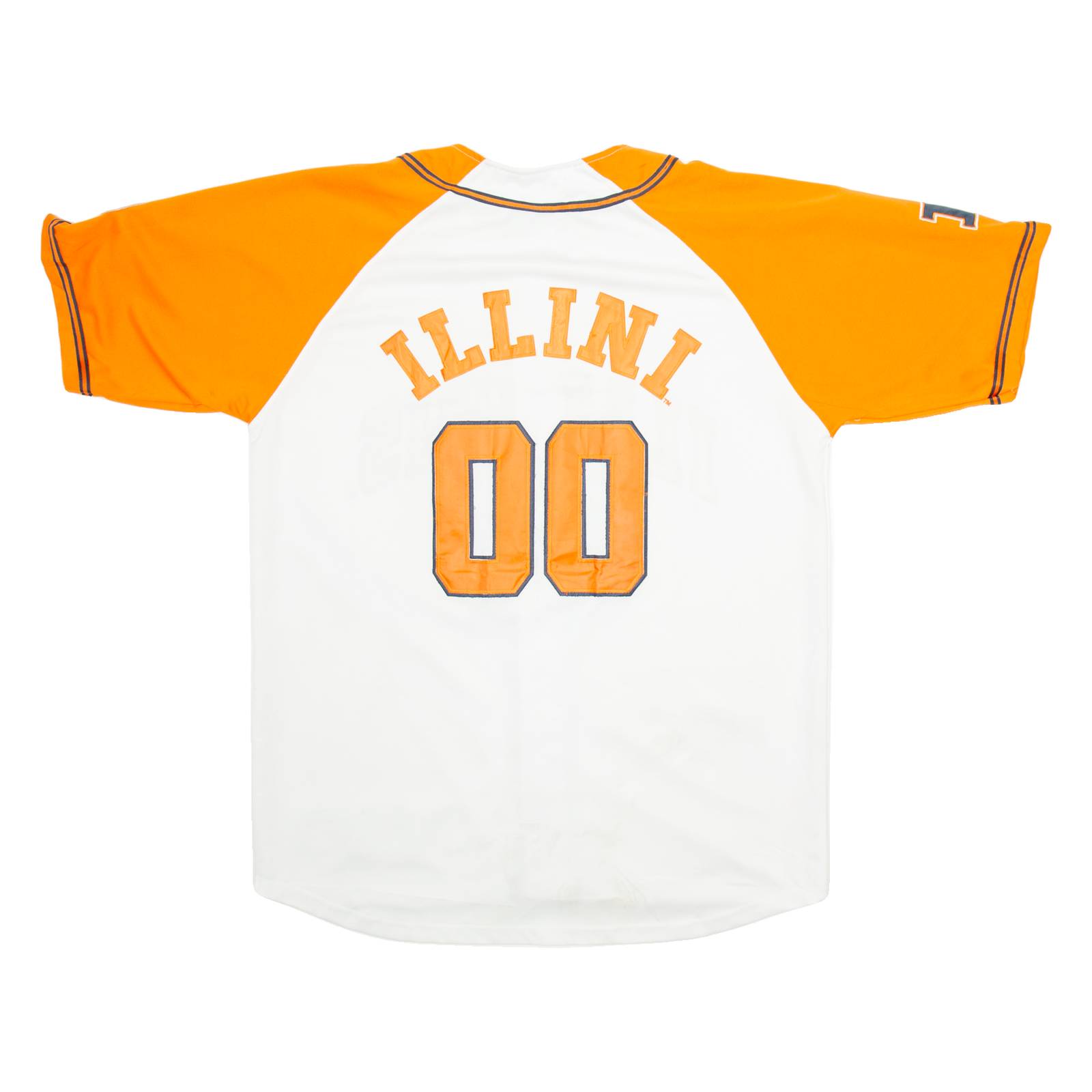 COLLEGE EQUIPMENT Illinois Mens Jersey White USA V-Neck XL