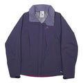 SALOMON Womens Purple Outdoor Jacket M Synthetic Woven Plain Zip Pockets