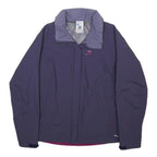 SALOMON Womens Purple Outdoor Jacket M Synthetic Woven Plain Zip Pockets