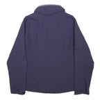 SALOMON Womens Purple Outdoor Jacket M Synthetic Woven Plain Zip Pockets