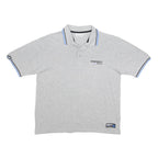 CHAMPION Mens Grey Polo Shirt XL Cotton Blend Athletic Short Sleeve Basic