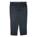 DICKIES Mens Trousers Black Regular Tapered W44 L32