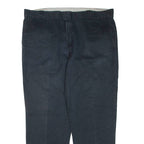 DICKIES Mens Trousers Black Regular Tapered W44 L32