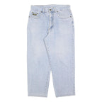 WAMPUM Womens Jeans Blue Regular Straight Denim Light W32 L27 Classic Fit