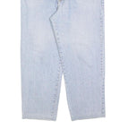 WAMPUM Womens Jeans Blue Regular Straight Denim Light W32 L27 Classic Fit