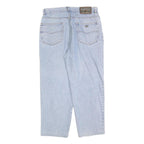 WAMPUM Womens Jeans Blue Regular Straight Denim Light W32 L27 Classic Fit