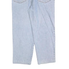 WAMPUM Womens Jeans Blue Regular Straight Denim Light W32 L27 Classic Fit