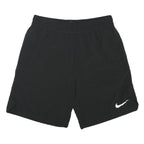 NIKE Mens Black Sports Shorts M W30 Lightweight Polyester Blend Comfort Fit
