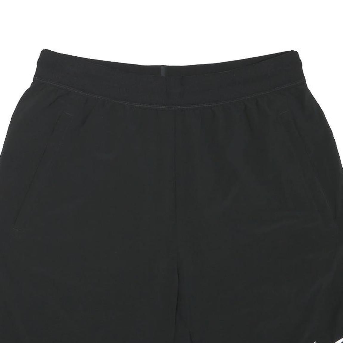 NIKE Mens Black Sports Shorts M W30 Lightweight Polyester Blend Comfort Fit