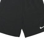 NIKE Mens Black Sports Shorts M W30 Lightweight Polyester Blend Comfort Fit