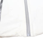 HELLY HANSEN Womens White & Grey Ski Jacket M Polyester Zip Hooded Casual Winter