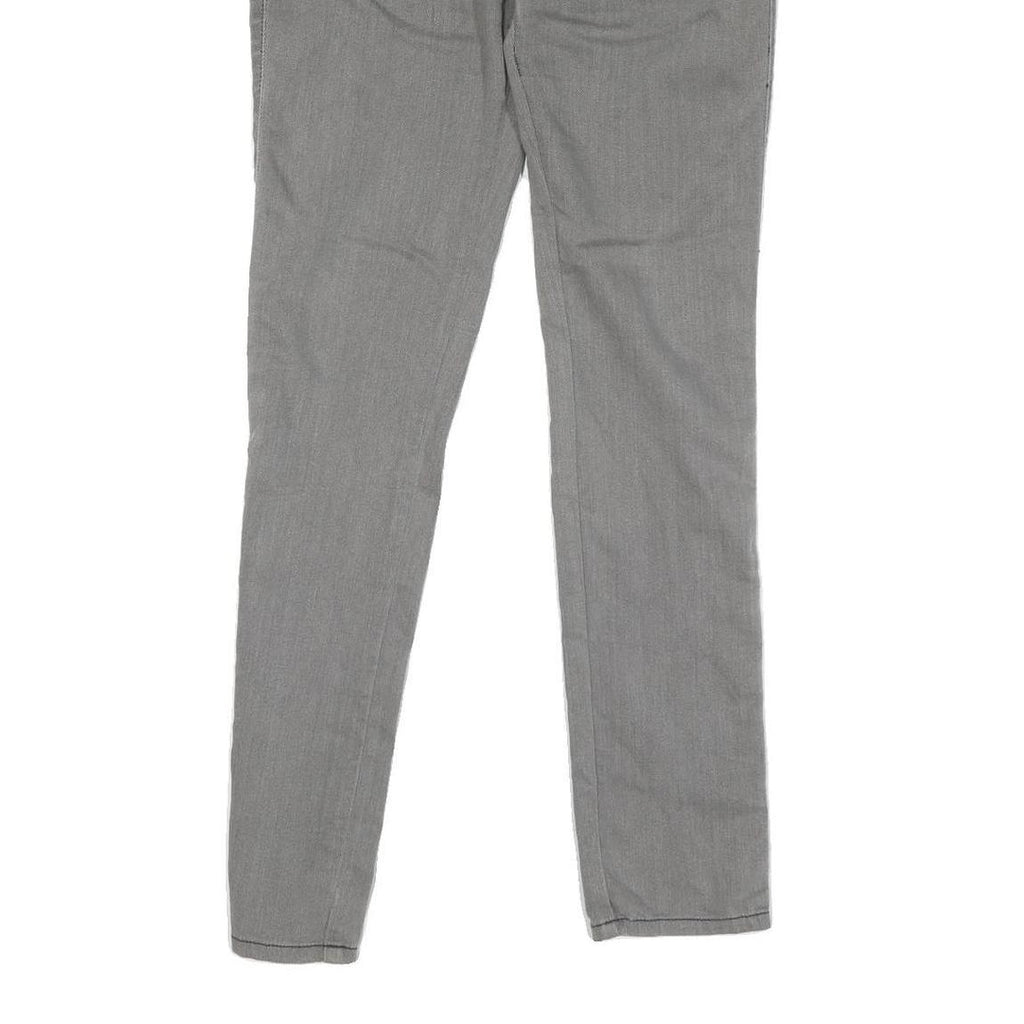 GUESS Womens Grey Regular Fit Skinny Denim Jeans Cotton Blend W32 L33 Stylish