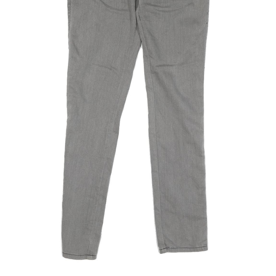 GUESS Womens Grey Regular Fit Skinny Denim Jeans Cotton Blend W32 L33 Stylish