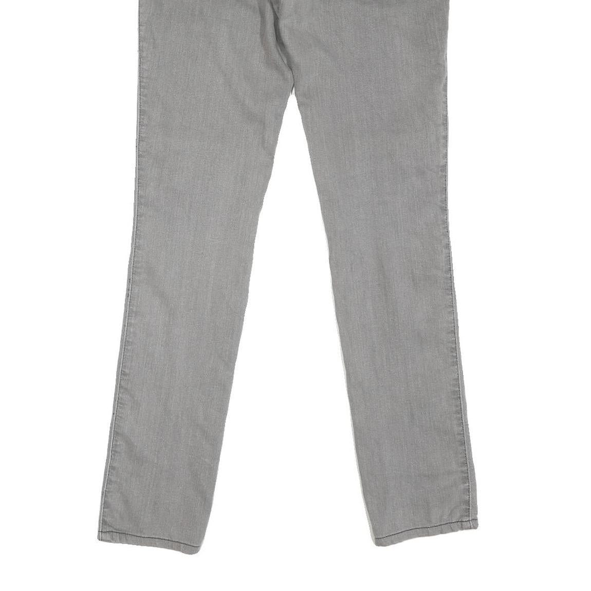 GUESS Womens Grey Regular Fit Skinny Denim Jeans Cotton Blend W32 L33 Stylish