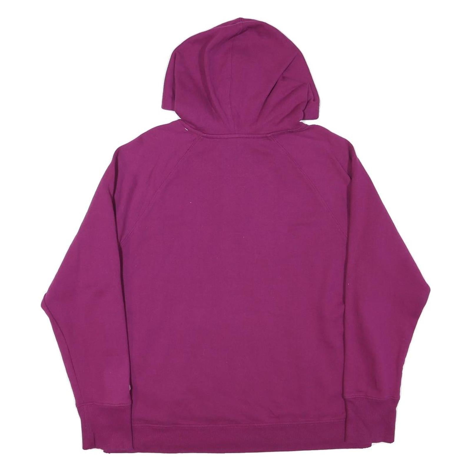 CHAMPION Womens Purple Hoodie L Cotton Blend Pullover Comfort Casual