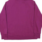CHAMPION Womens Purple Hoodie L Cotton Blend Pullover Comfort Casual