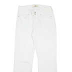 LEVI'S 529 Womens White Regular Bootcut Denim W28 L29 Zip Cotton Blend Jeans