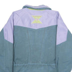 K2 Mens Blue & Purple Technical Zip Jacket S Woven Colourblock Outdoor Vintage