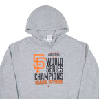 MAJESTIC World Series Champions Mens Grey Hoodie USA L
