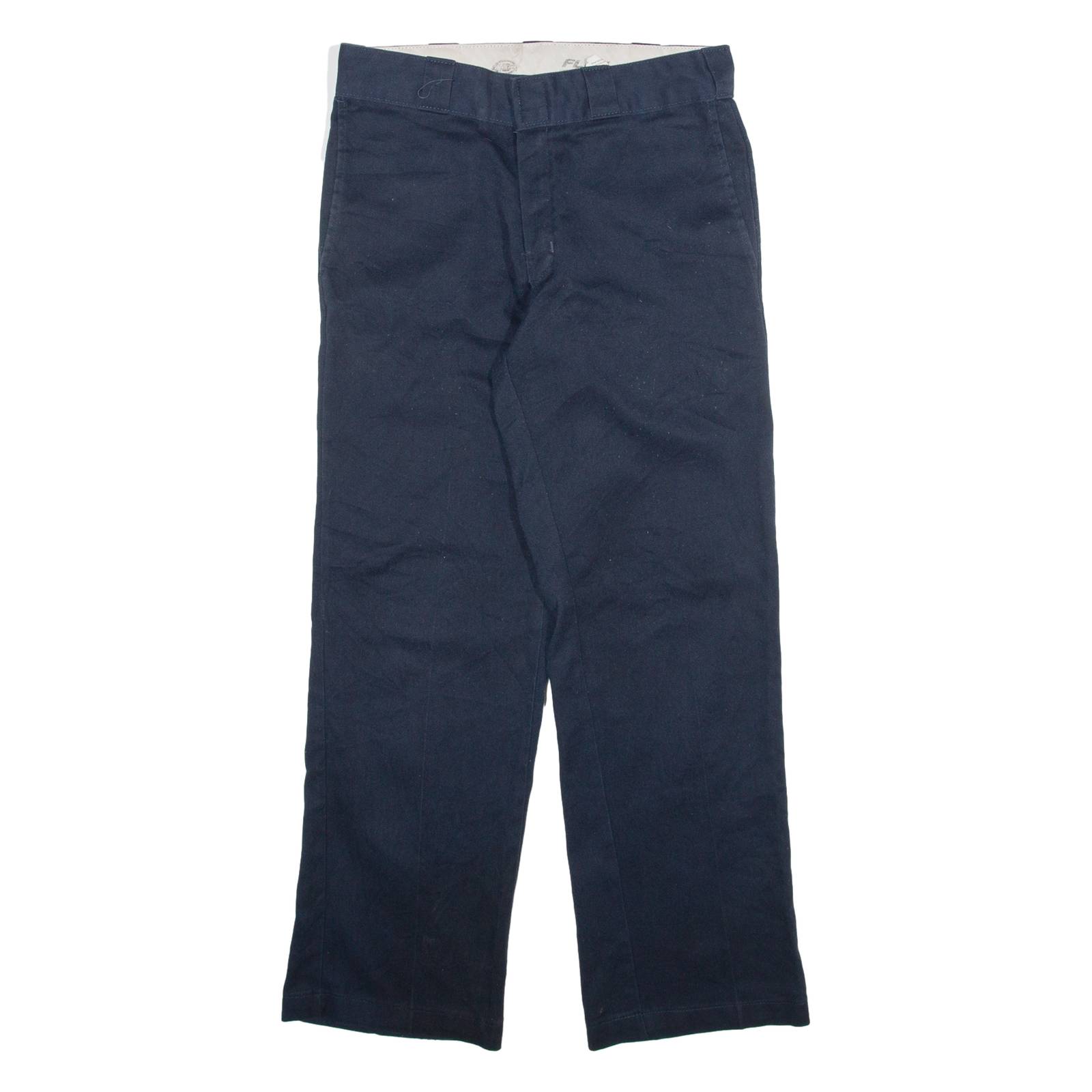 DICKIES 874 Workwear Mens Trousers Blue Regular Straight W30 L30