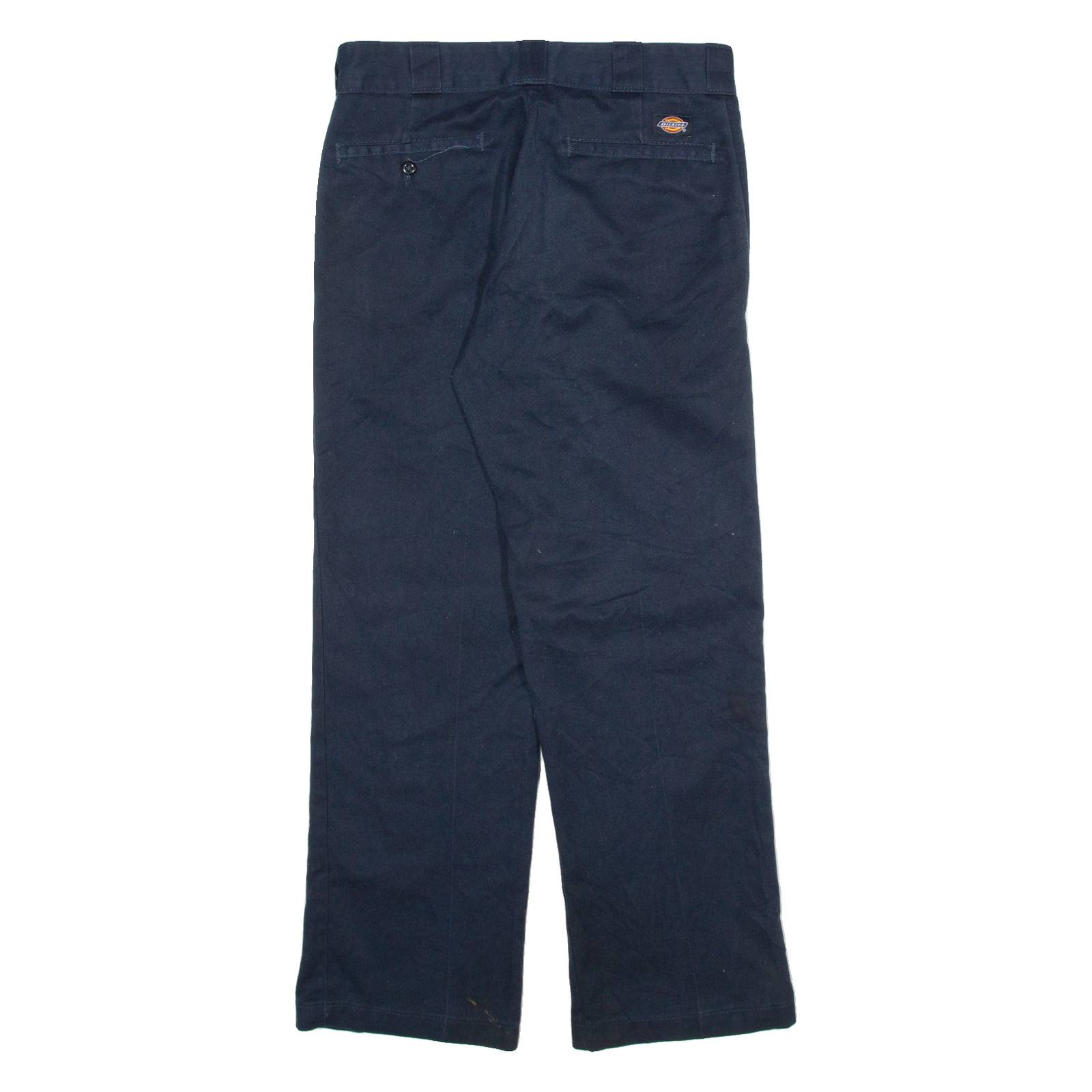 DICKIES 874 Workwear Mens Trousers Blue Regular Straight W30 L30
