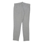 GAP Womens Cotton Blend Black & White Slim Straight Trousers W29 L26 Stylish