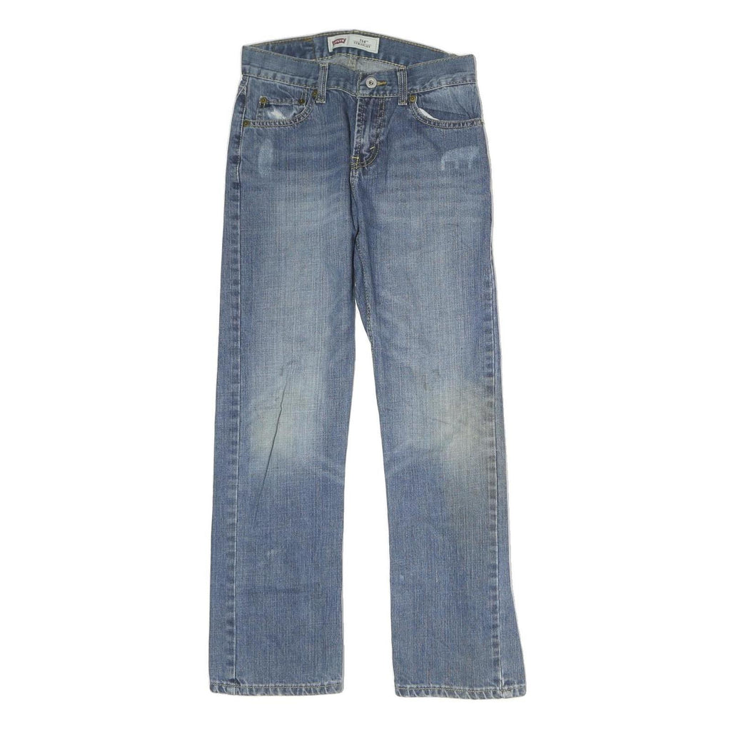 LEVI'S 514 Mens Jeans Blue Regular Straight Denim Medium W27 L27 Classic Fit