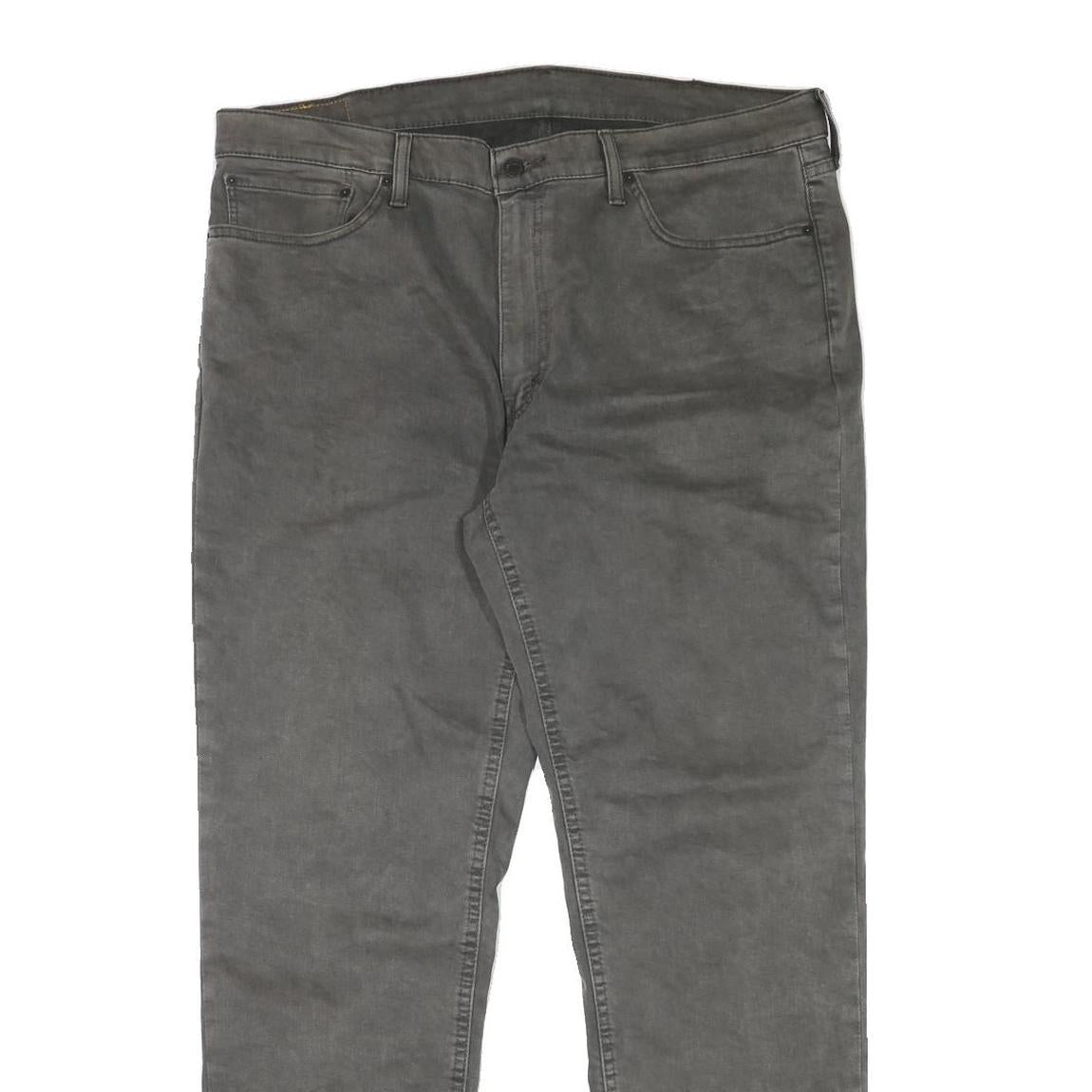 LEVI'S 541 Mens Jeans Grey Regular Straight Denim Medium W40 L30 Zip Cotton