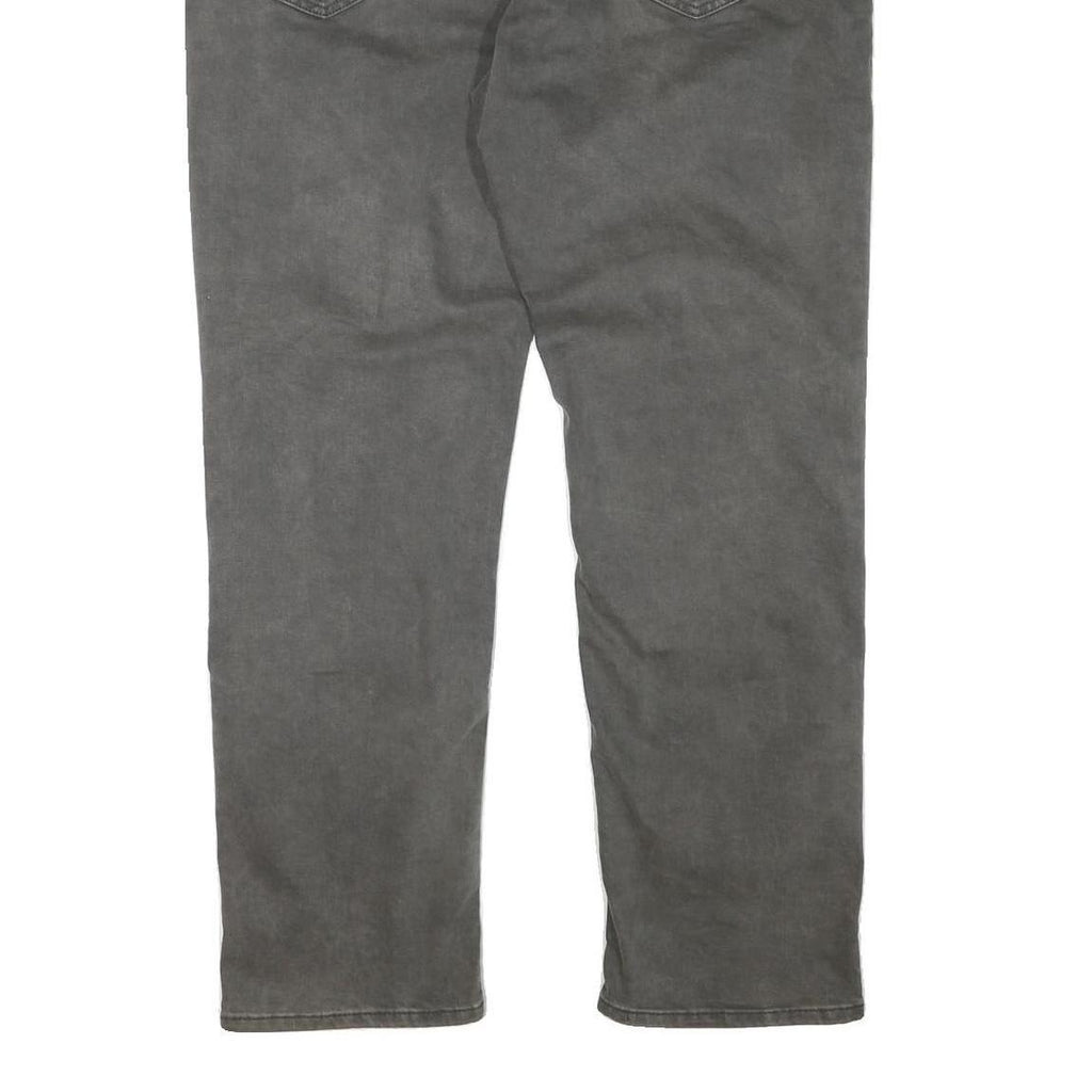 LEVI'S 541 Mens Jeans Grey Regular Straight Denim Medium W40 L30 Zip Cotton